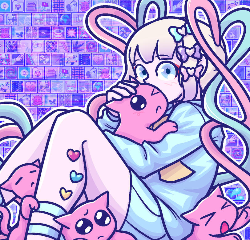 Full Body, added &quot;props&quot;, sharp pixel look, picture background | $65