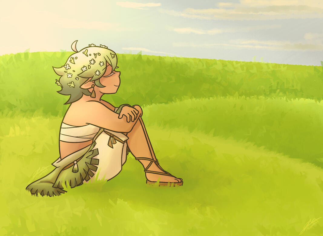 Soft shading | Full body, depicts a scene | $100